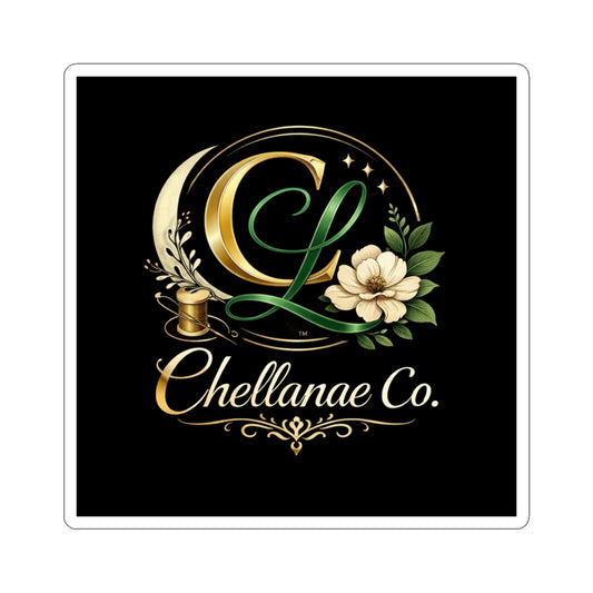 Chellanae Co Logo Kiss-Cut Stickers | Feminine Brand Sticker