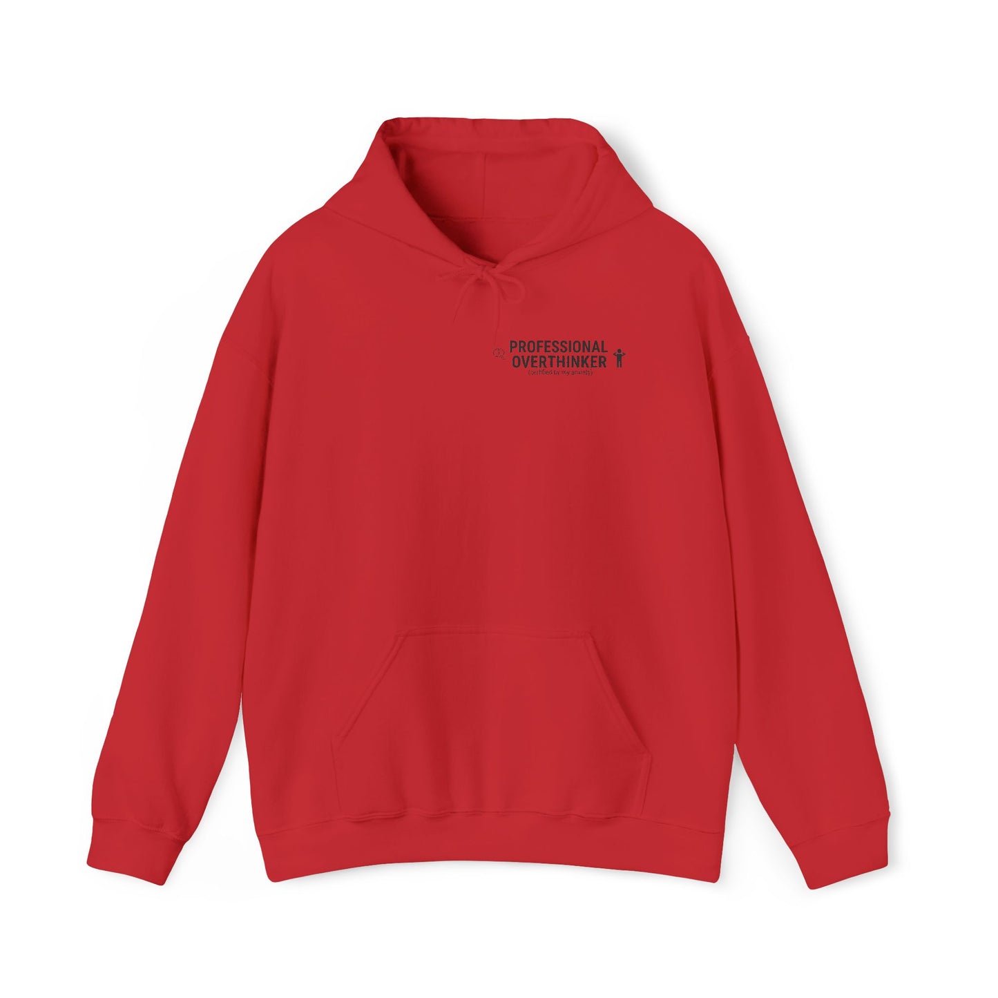 Professional Overthinker Hoodie | sarcastic sweatshirt, self-deprecating quote