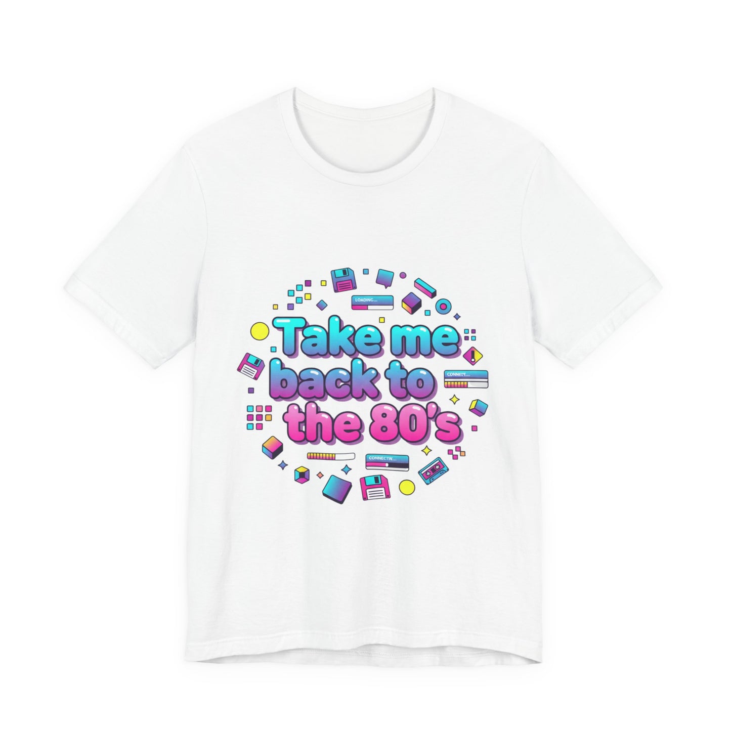 Take me back to the 80's T-Shirt | Y2K retro tech, pixel pop nostalgia