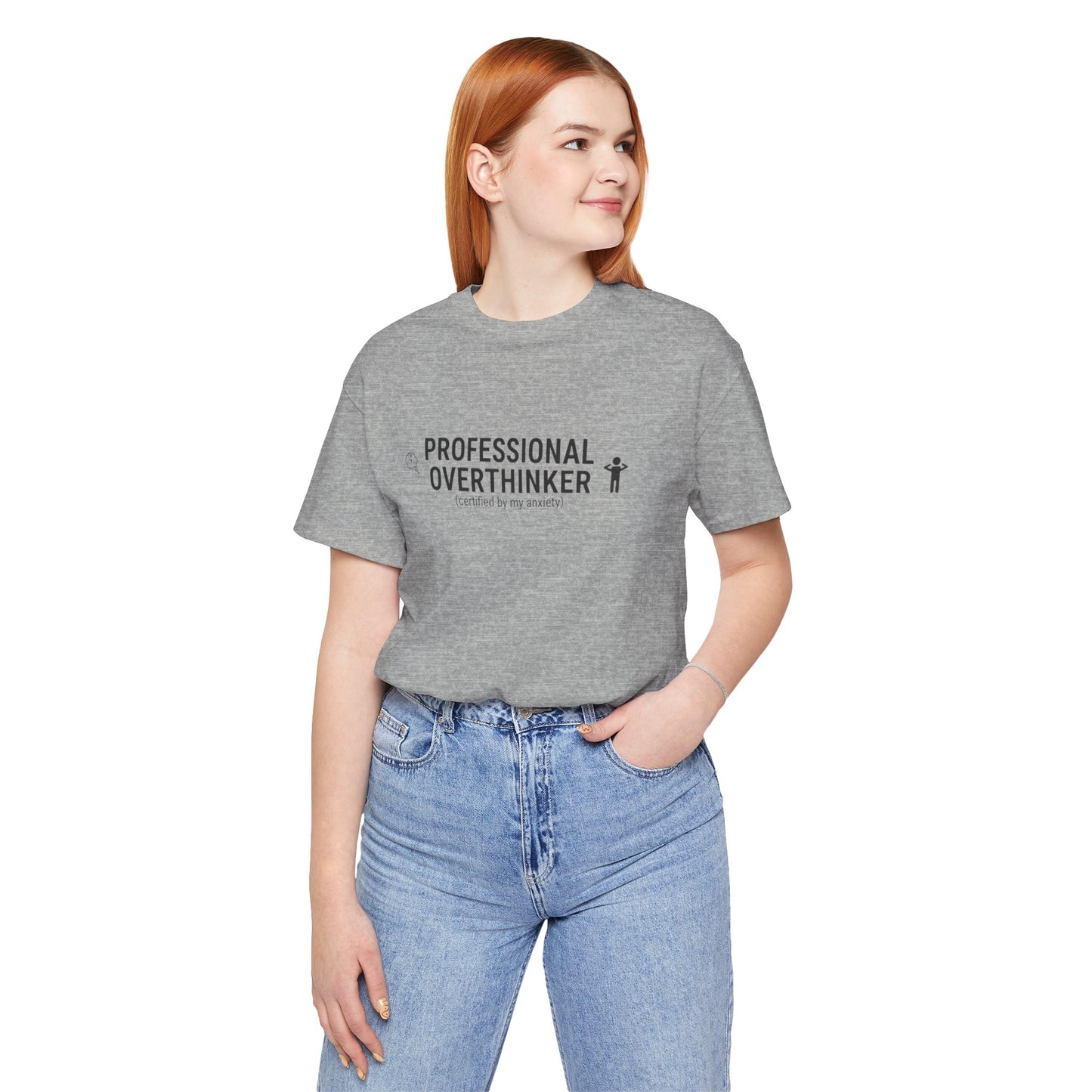 Professional Overthinker Tee | sarcastic shirt, introvert quote