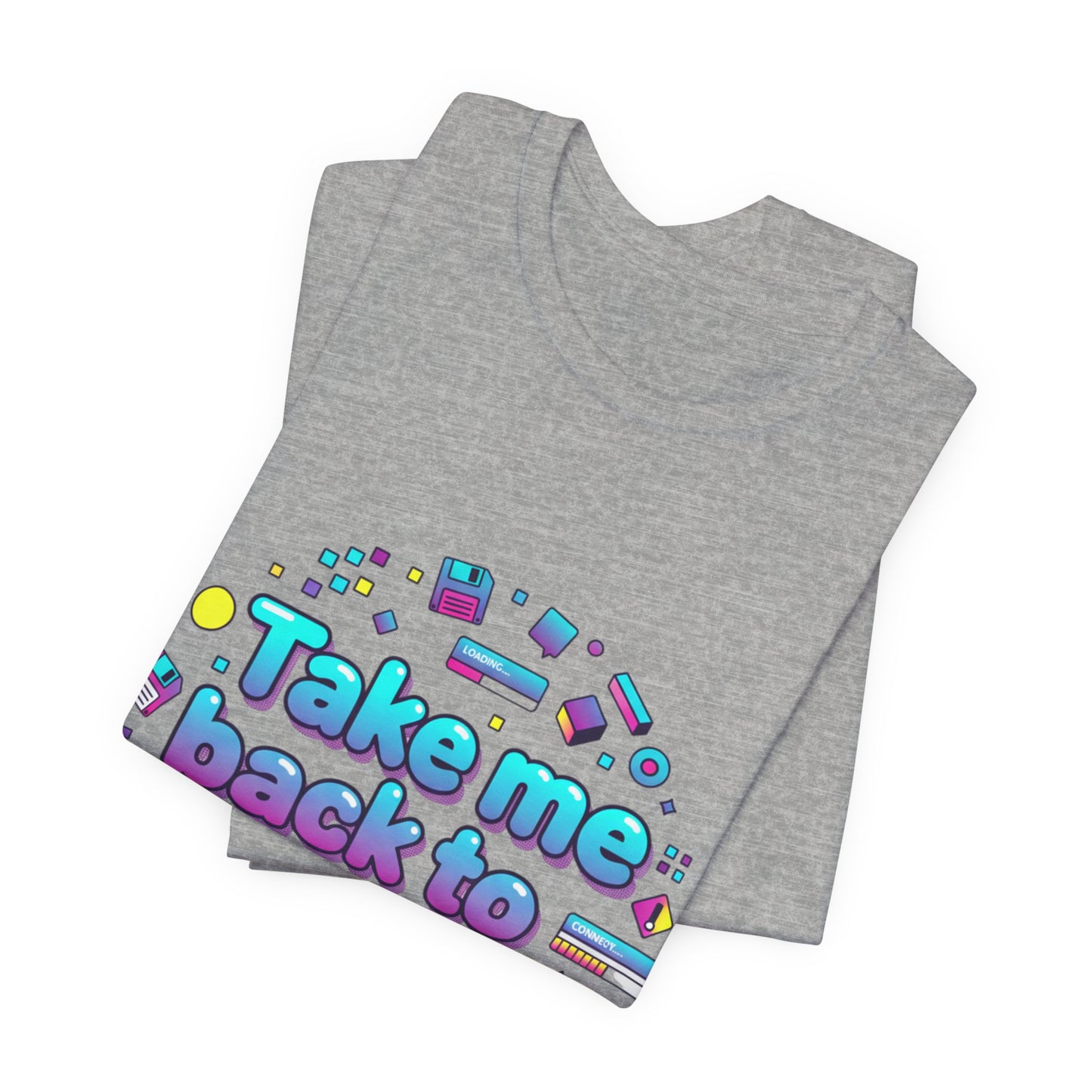 Take me back to the 80's T-Shirt | Y2K retro tech, pixel pop nostalgia