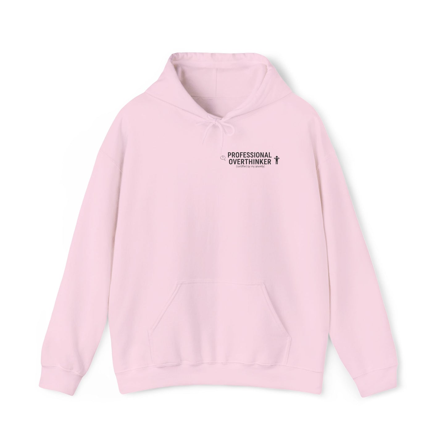 Professional Overthinker Hoodie | sarcastic sweatshirt, self-deprecating quote
