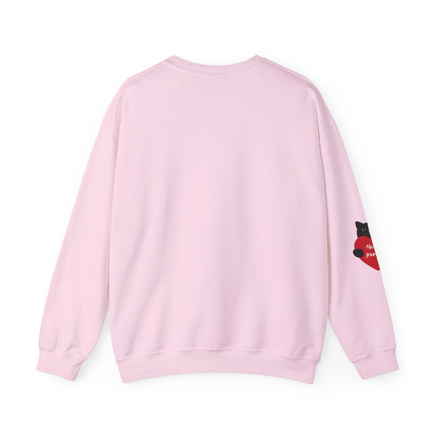 I Love You With All My Butt Cat Crewneck Sweatshirt | Funny Valentine Humor