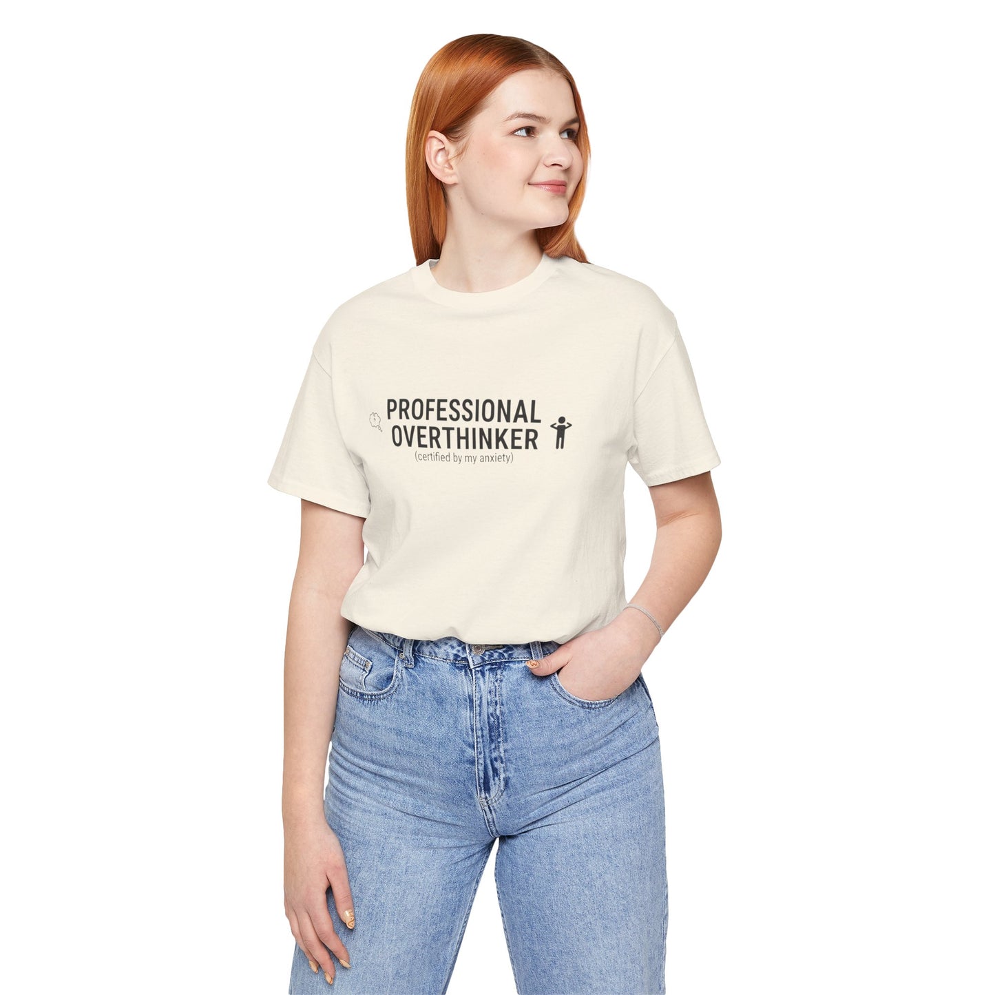 Professional Overthinker Tee | sarcastic shirt, introvert quote