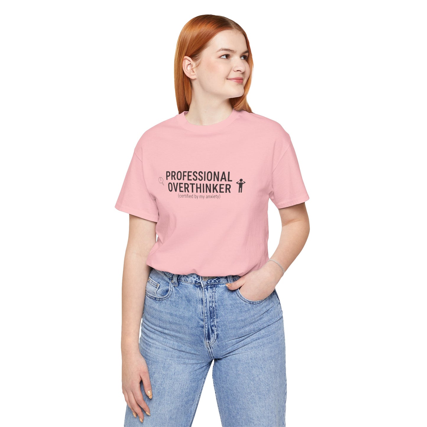 Professional Overthinker Tee | sarcastic shirt, introvert quote