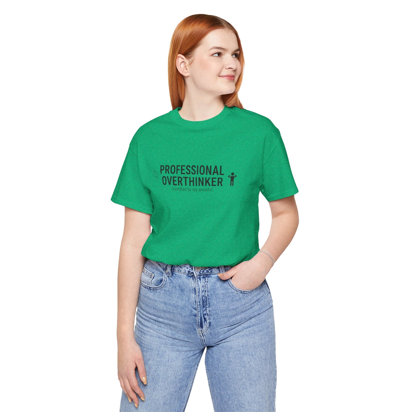 Professional Overthinker Tee | sarcastic shirt, introvert quote