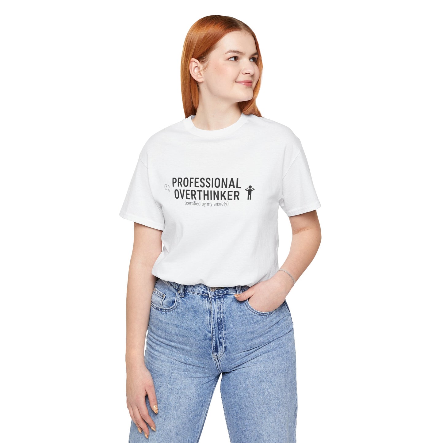 Professional Overthinker Tee | sarcastic shirt, introvert quote