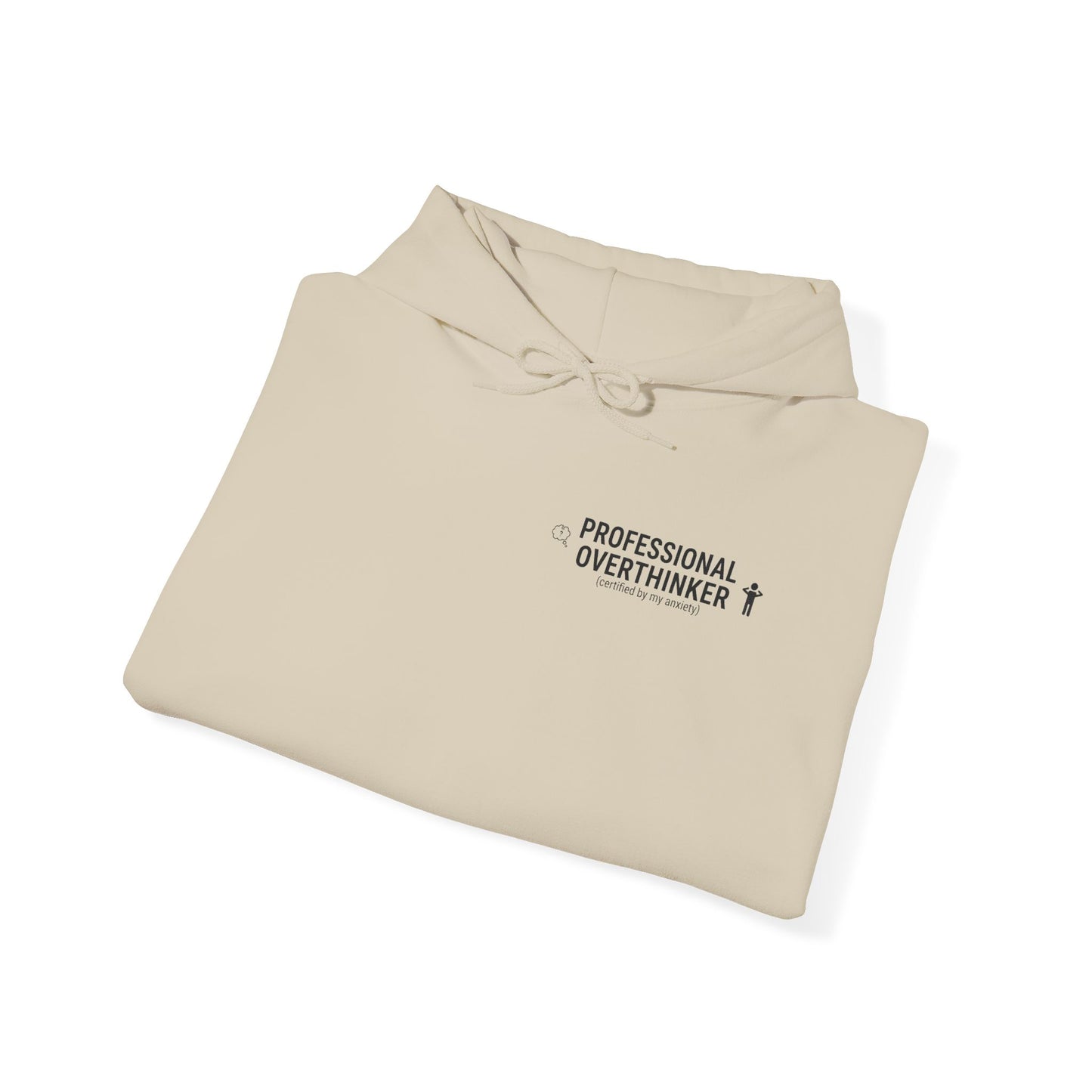Professional Overthinker Hoodie | sarcastic sweatshirt, self-deprecating quote