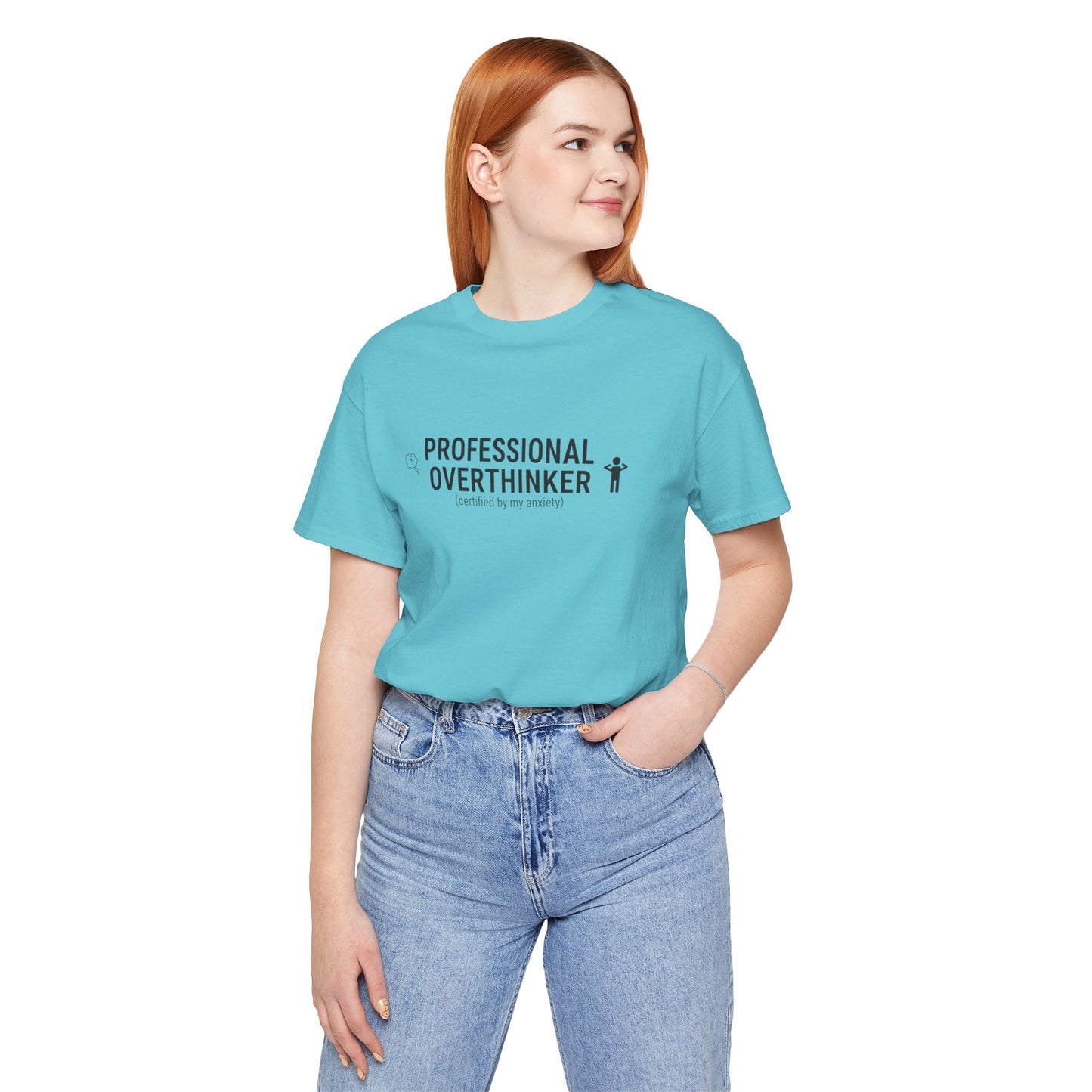 Professional Overthinker Tee | sarcastic shirt, introvert quote