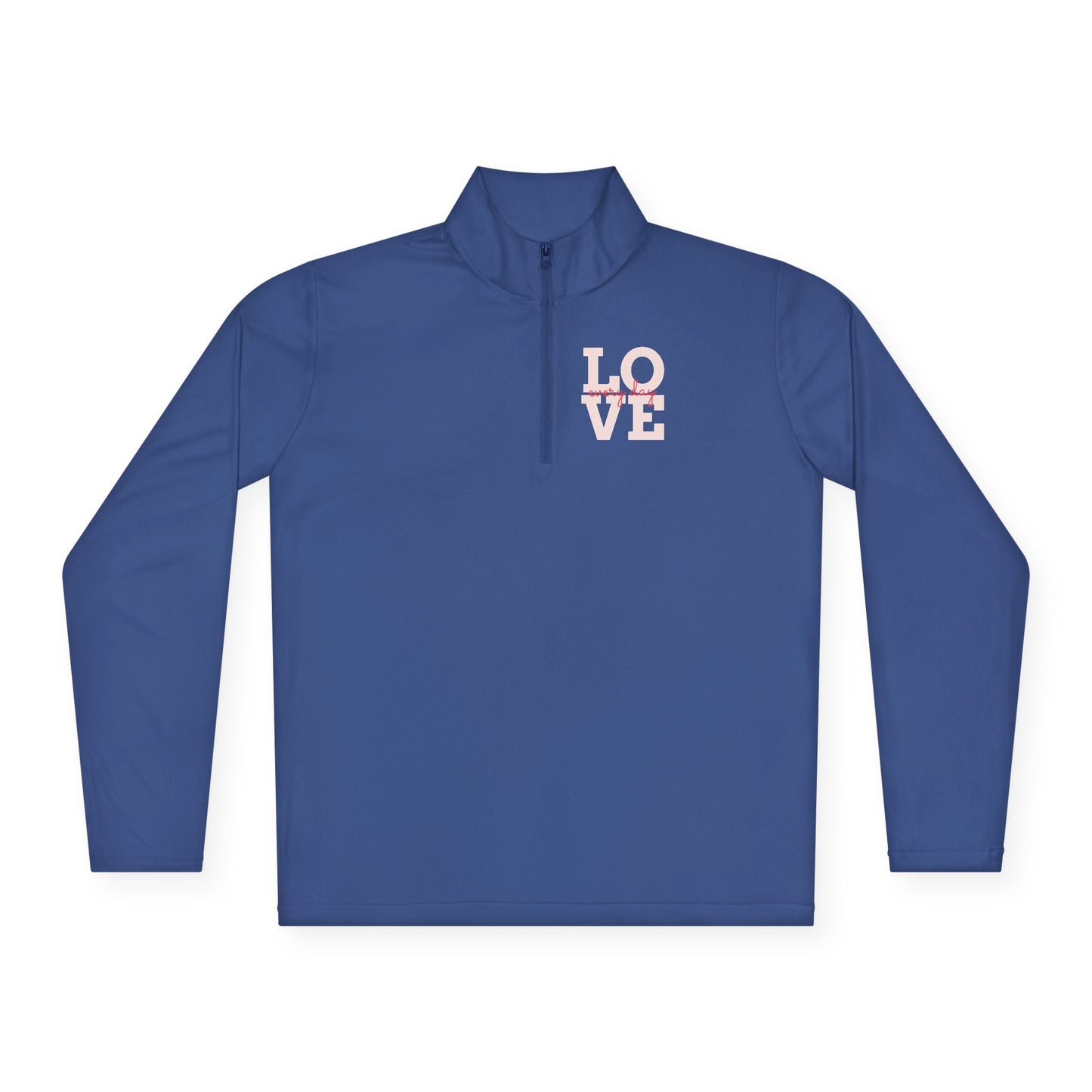 Love Script Quarter-Zip Pullover