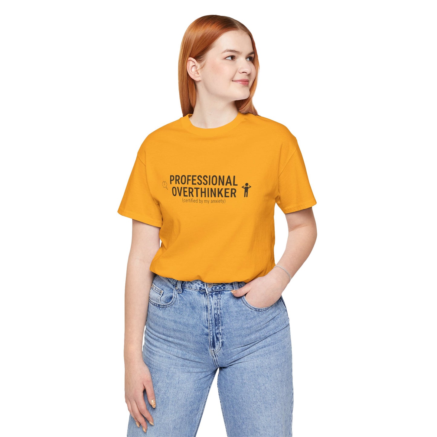 Professional Overthinker Tee | sarcastic shirt, introvert quote