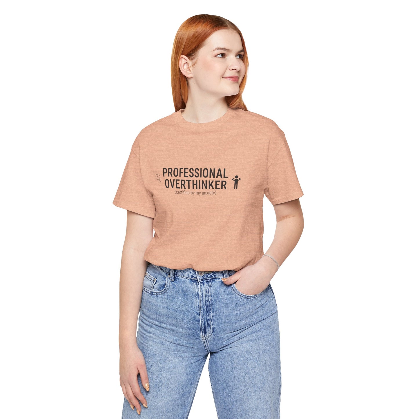 Professional Overthinker Tee | sarcastic shirt, introvert quote