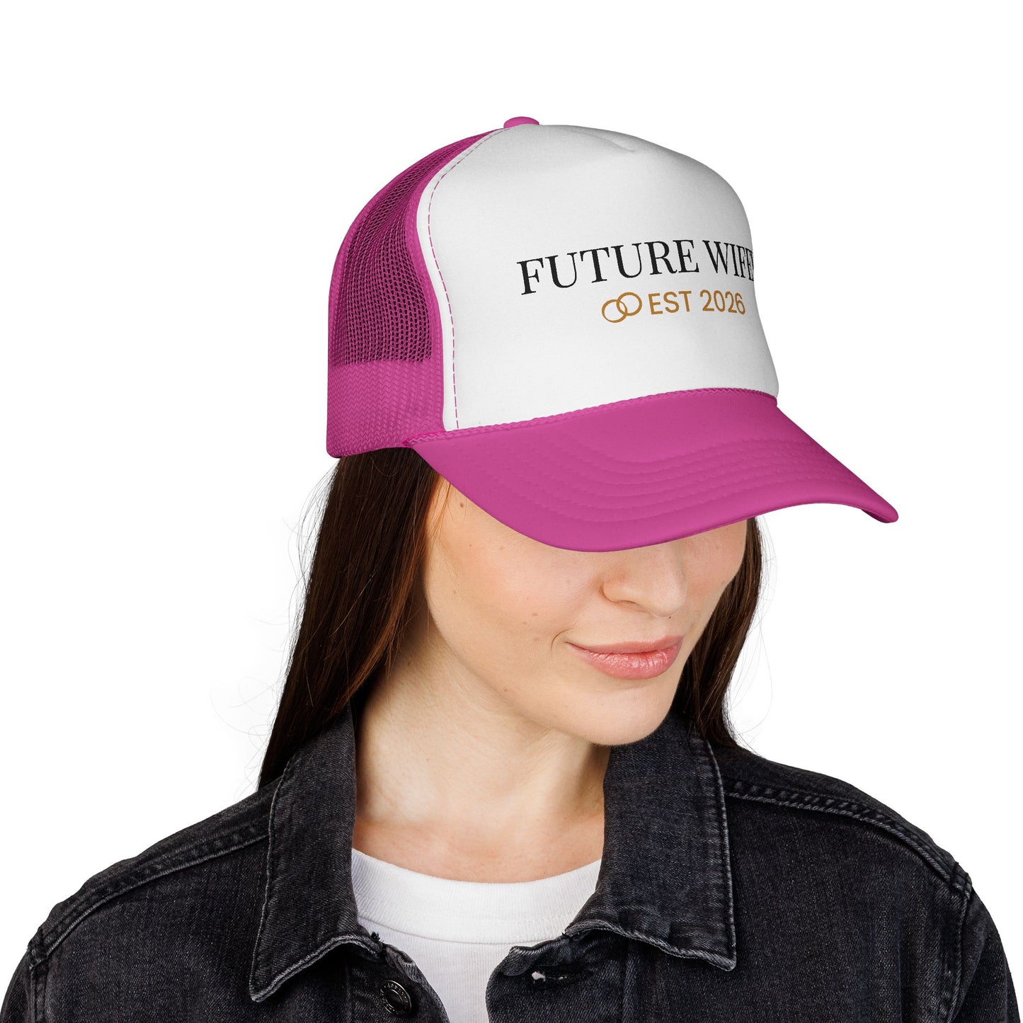 Future Wifey Trucker Cap — "Future Wifey Est 2026" Bachelorette & Engagement Hat